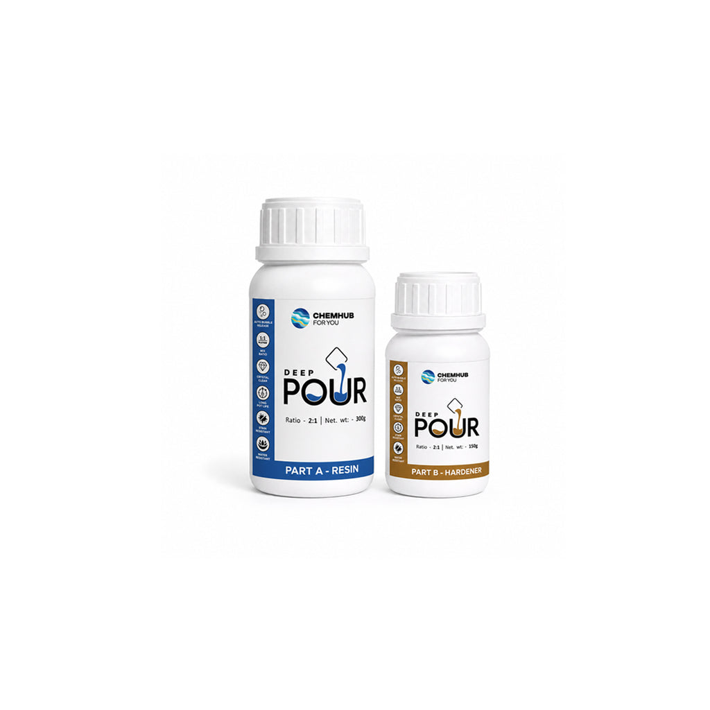 Chemhub4You Deep Pour Epoxy Resin 450gm (2:1)